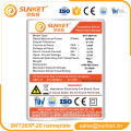 TÜV CE zertifikate reduziert solar panel 220 v 265 w standard Solarmodul